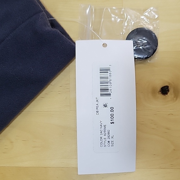 Maralyn & Me Pea Coat Navy Size XL - Picture 6 of 6